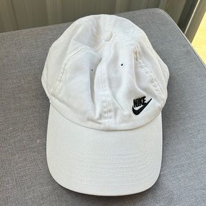 White NIKE hat